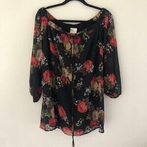 Kaya di Koko off the shoulder rose print dress S